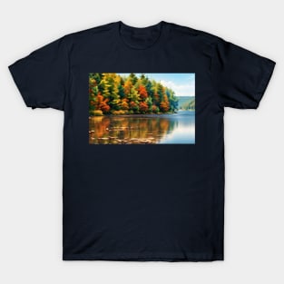 Autumn on the lake T-Shirt